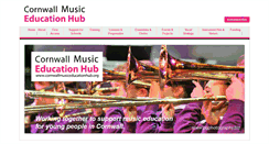 Desktop Screenshot of cornwallmusiceducationhub.org